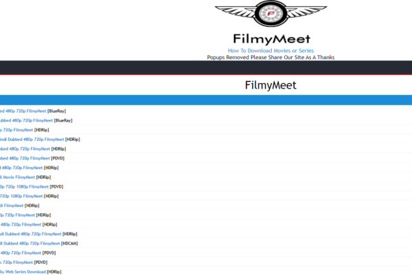 Download Free Movies and Series From Filmymeet in 2022